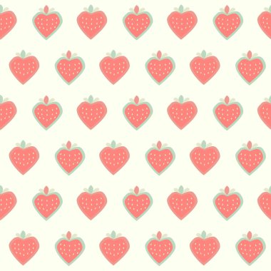 Çilek pürüzsüz desen.