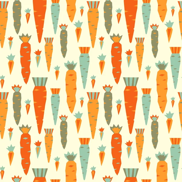 Abstract carrot pattern. — Stock Vector