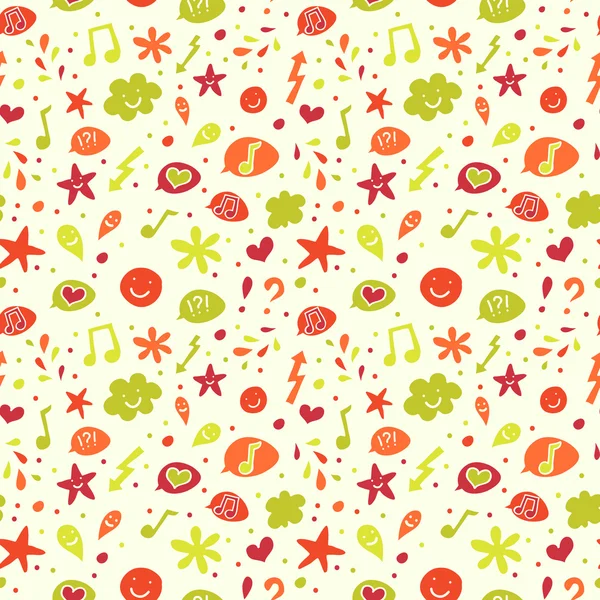 Abstract fun seamless pattern. — Stock Vector