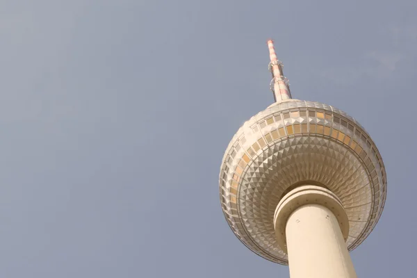 Vintage Zoomed TV tower Alexanderplatz — Stock Photo, Image