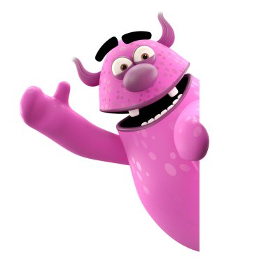 pembe canavar sallanan eller