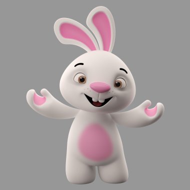 Bunny ile eller yukarı