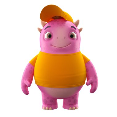 pembe dino canavar