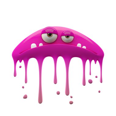 pembe memnun canavar