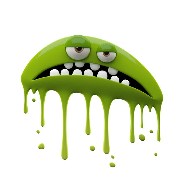 Green tired Monster — Stock Photo, Image