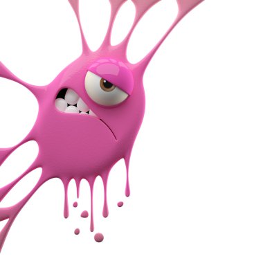 pembe öfkeli canavar