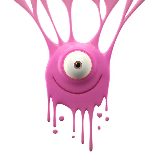 Baumeln rosa Monster — Stockfoto