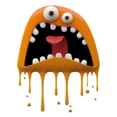 iki gözlü göze batan portakal monster