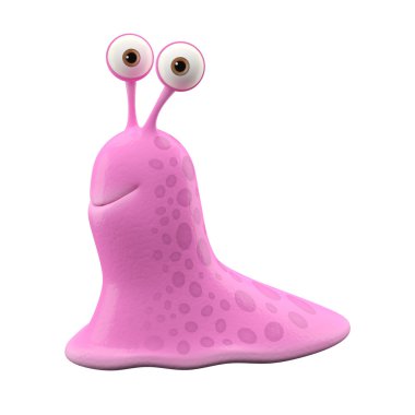 güzel, pembe salyangoz kabuğu olmadan