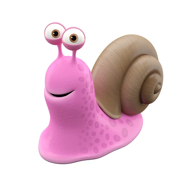 Lovely pink snail — Stock Photo, Image