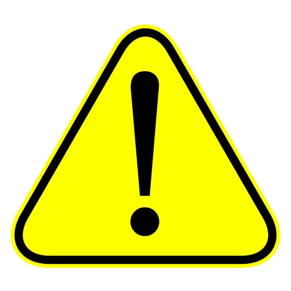 Dikkat uyarı işareti.