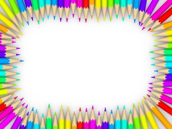 Kolorowe ołówki. — Zdjęcie stockowe