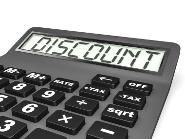 hesap makinesi ile görüntü üzerinde indirim.