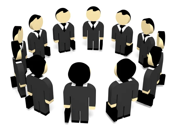 3D business people. — Stock Photo, Image