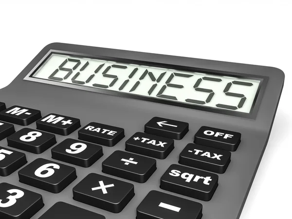 Calculator with BUSINESS on display. — Stock Photo, Image