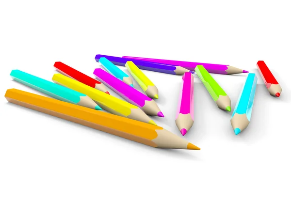 Coloured pencils. — Stock Photo, Image