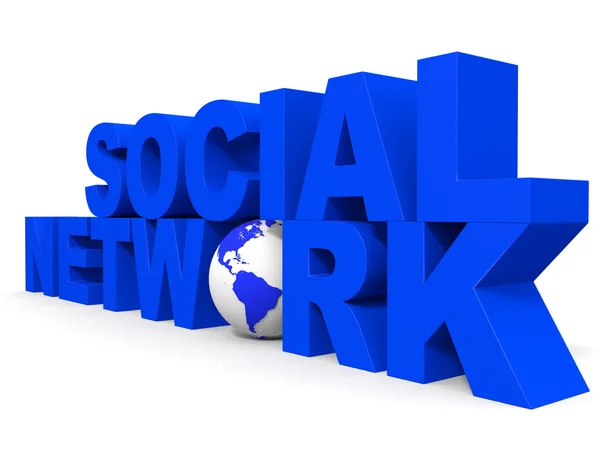 Social network concept. — Stock Photo, Image