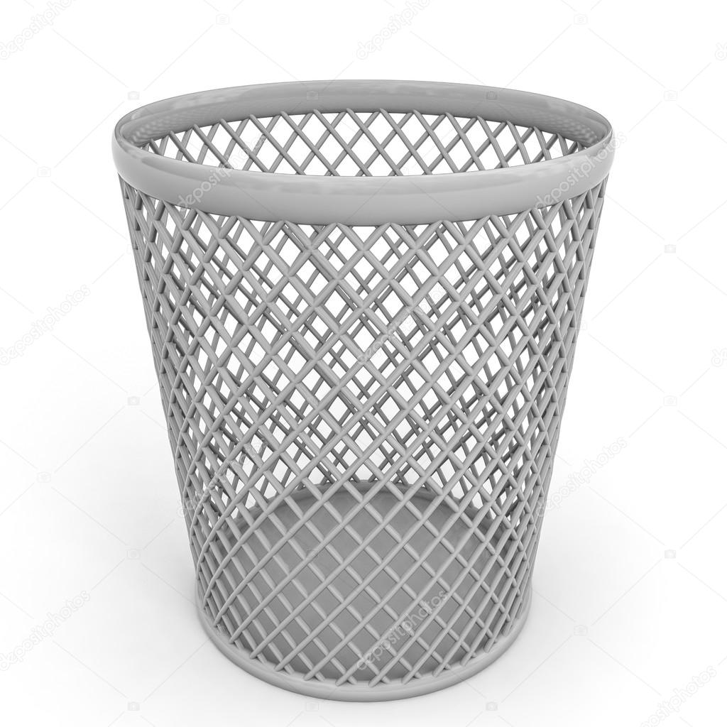 Empty trash can. — Stock Photo © iCreative3D #43991387
