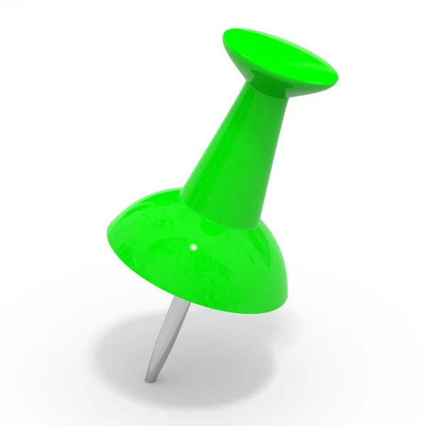 Green pushpin — Stock Photo © AlexanderMas #24671737