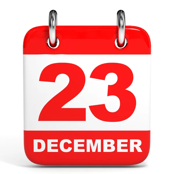 Calendar. 23 December. — Stock Photo, Image