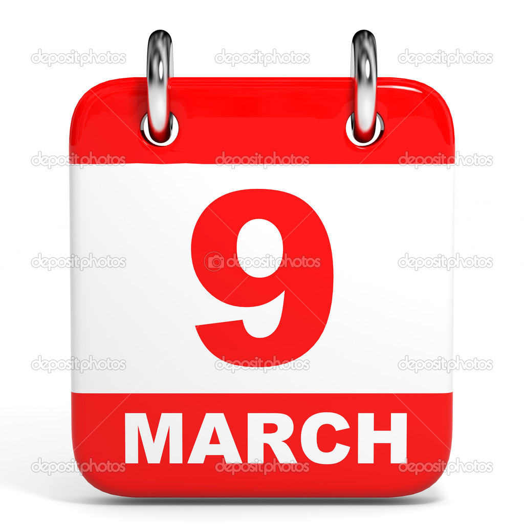 Calendar. 9 March.