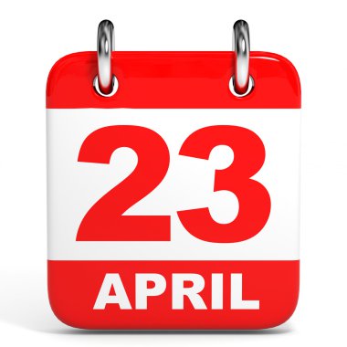 Takvim. 23 Nisan.