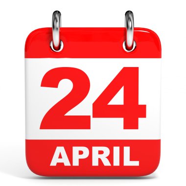 Takvim. 24 Nisan.