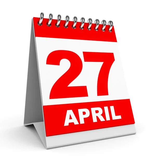 Calendar. 27 April. — Stock Photo, Image