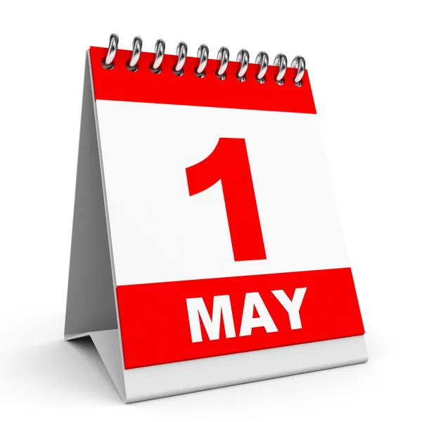 Calendar. 1 Mai . — Fotografie, imagine de stoc