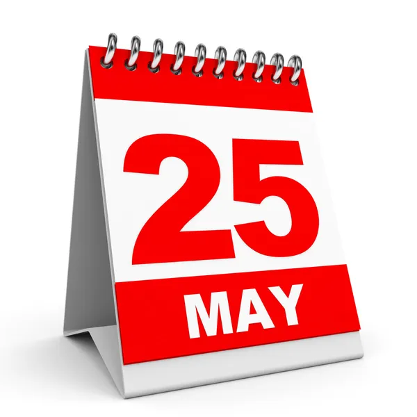 Calendar. 25 May. — Stock Photo, Image