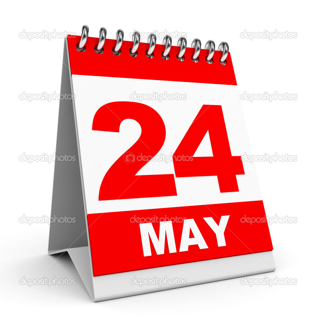 Calendar. 24 May. — Stock Photo © iCreative3D 44668457