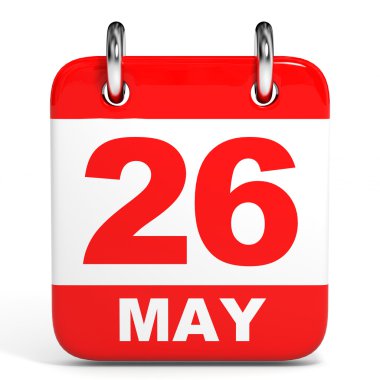 Takvim. 26 Mayıs.