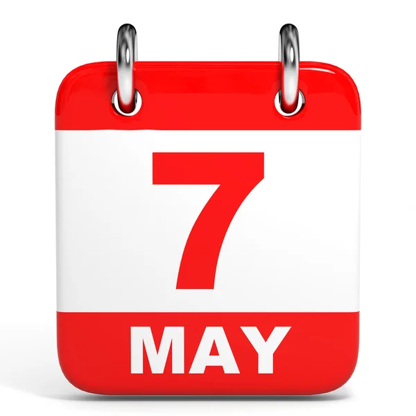 Calendar. 7 May. — Stock Photo, Image