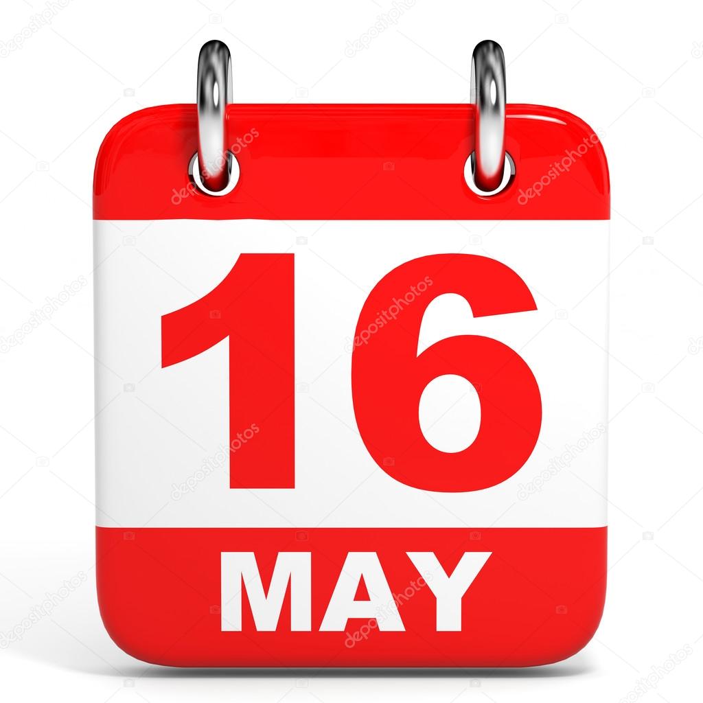 Calendar. 16 May. — Stock Photo © iCreative3D #44671941