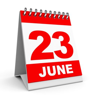 Takvim. 23 Haziran.