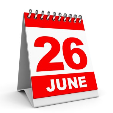 Takvim. 26 Haziran.