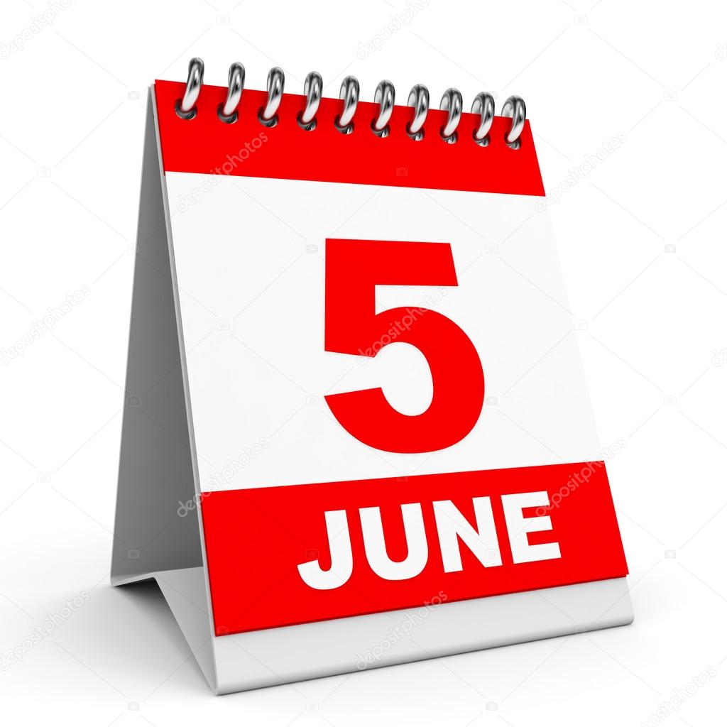 Calendar. 5 June. â Stock Photo Â© iCreative3D #44690523
