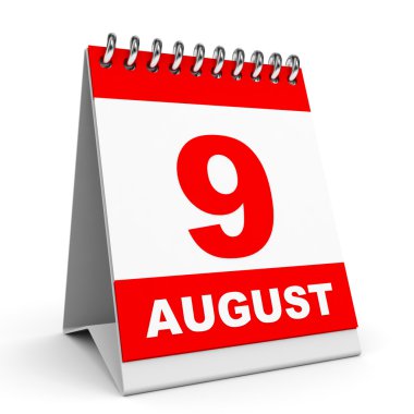 Takvim. 9 Ağustos.