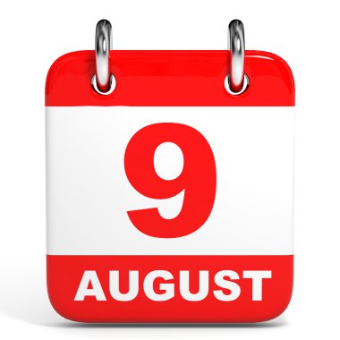 Takvim. 9 Ağustos.
