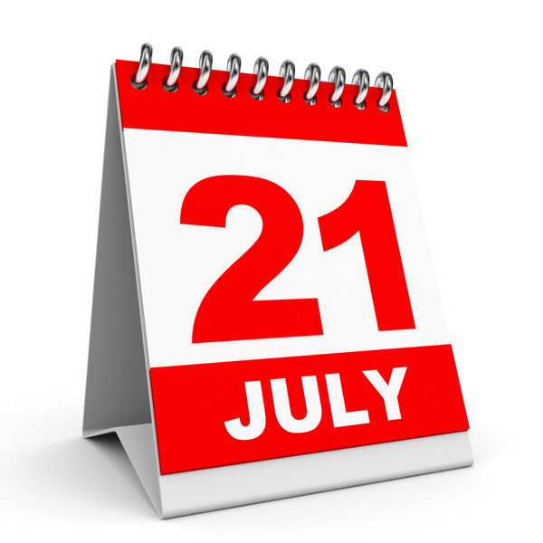 Calendar. 21 July.