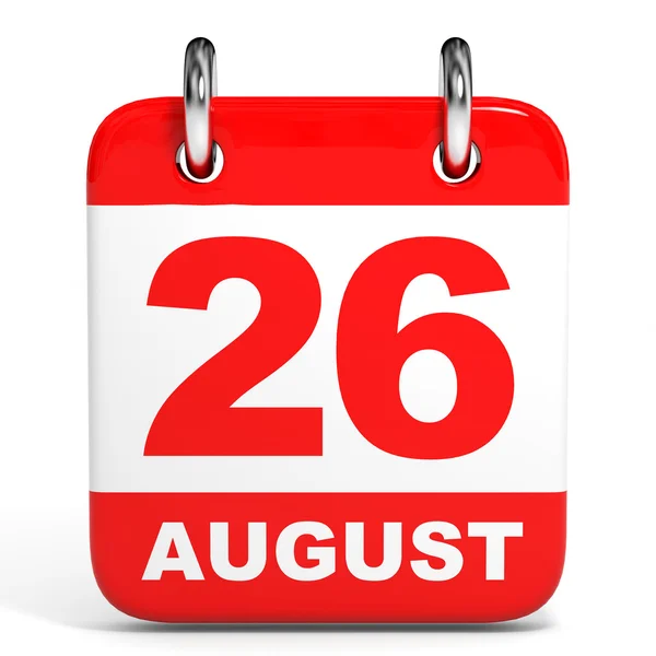 Calendar. 26 August. — Stock Photo, Image