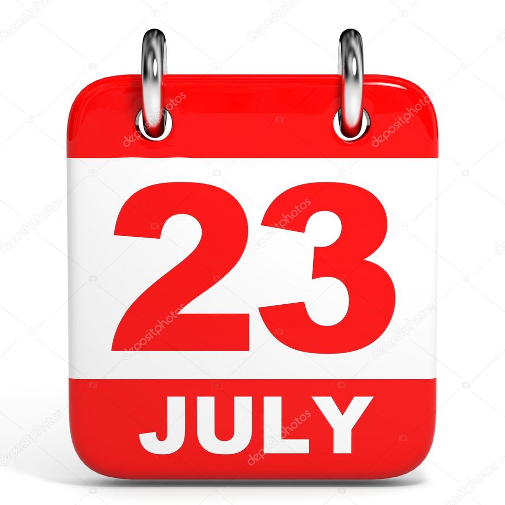 Calendar 23 July Stock Photo Image By C Icreative3d Calendar 23 July Stock Photo Image By C Icreative3d