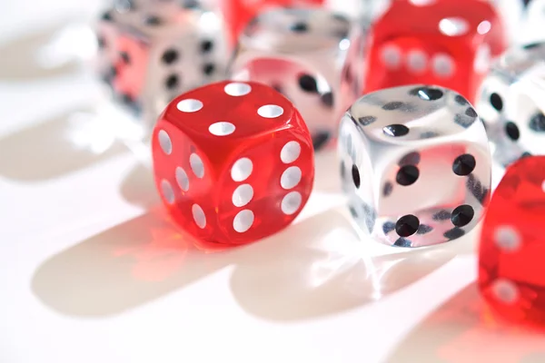 Coloured Dice — Stock Photo, Image