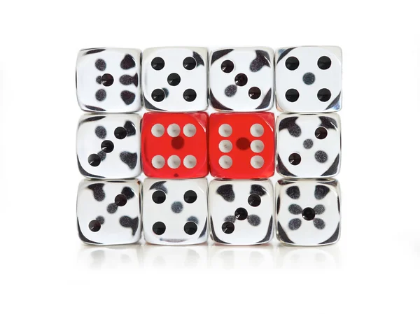 Coloured Dice — Stock Photo, Image