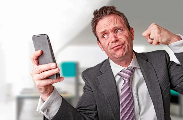 A frustrated businessman. — Stock Photo, Image