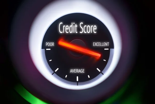 Uitstekende kredietwaardigheid score concept — Stockfoto