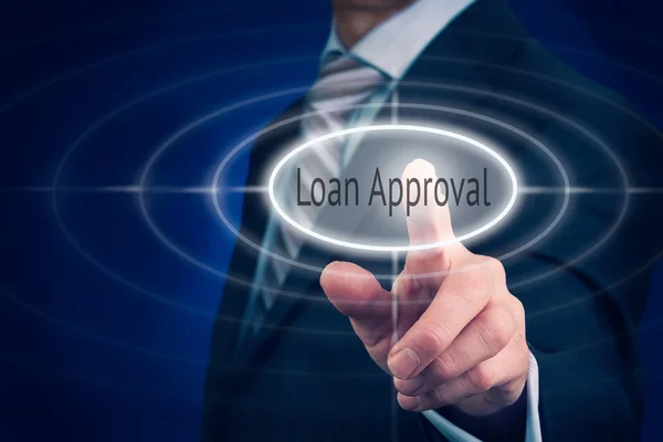 Conceito de aprovação de empréstimo — Fotografia de Stock