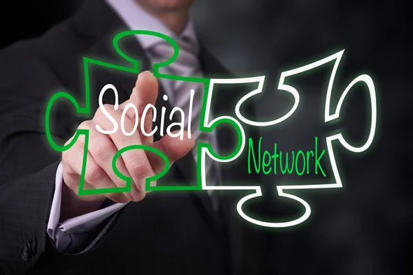 Social Network — Stock Photo, Image