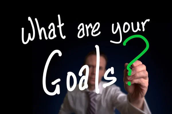 ¿Cuáles son tus objetivos? — Foto de Stock