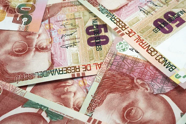 Moneda peruana — Stockfoto